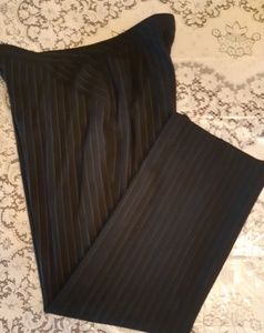 Optimum . Pure & Simple Black Pinstriped Pants 10p